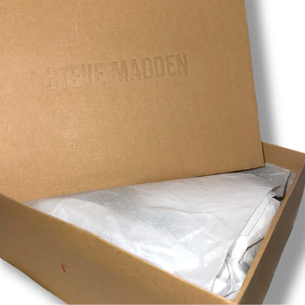 Steve Madden Light Blue Textured Platform Sandals NWT - Picture 7 of 12